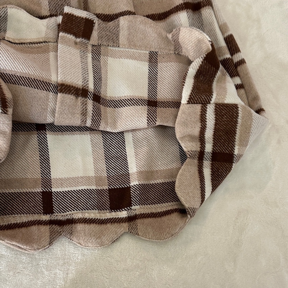 blu pepper Plaid Button-Front Skirt - Picture 5 of 8